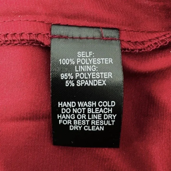 LULU'S Formal Wine Faux Wrap Dress - Picture 11 of 12